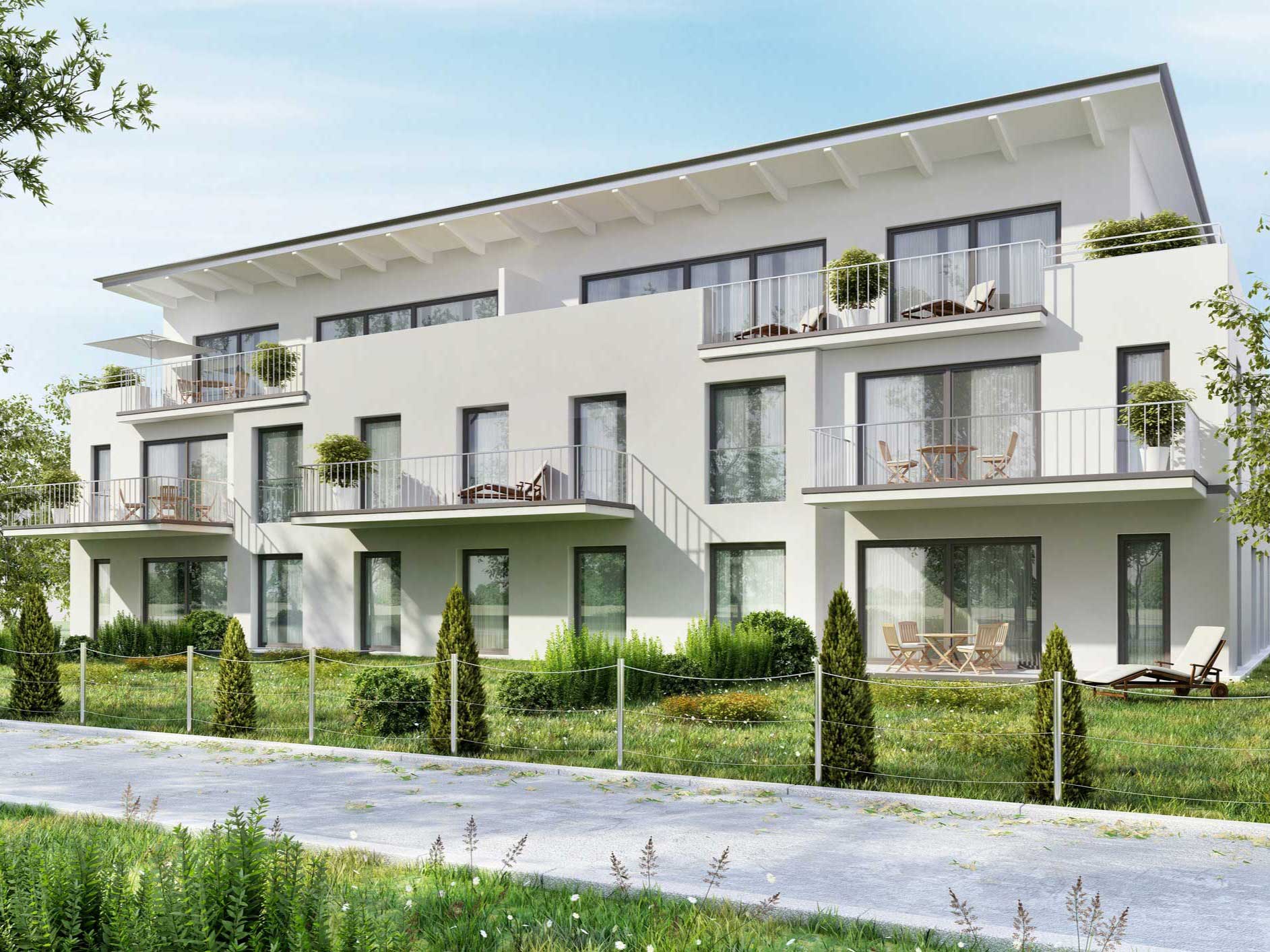Wohnungsbau - Architekturbüro - Mehrfamilienhaus  Pfrommer GmbH